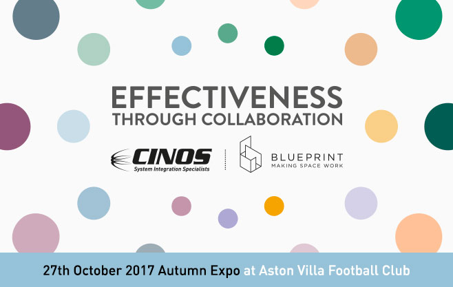 Cinos and Blueprint Interiors exhibit at the GBCC Autumn Expo 2017