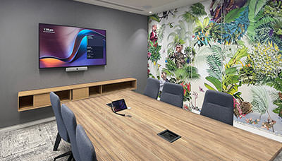 A simplified meeting room AV experience for Pernod Ricard UK