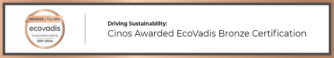 Cinos Awarded EcoVadis Bronze Certification